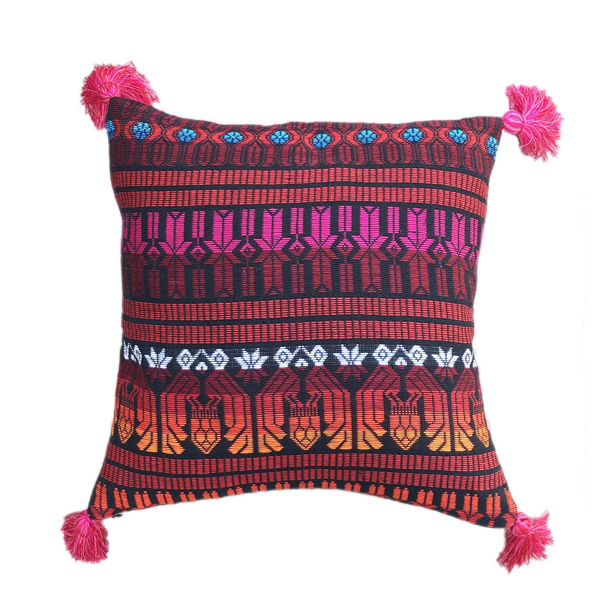 Guatemalan Brocade Throw Pillow from Upavim Crafts