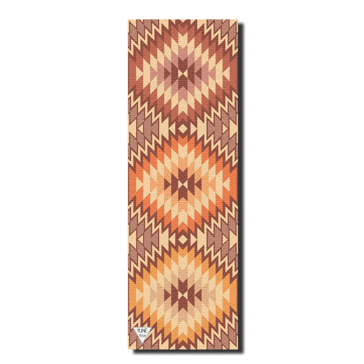 Red Rocks Sunrise Yoga Mat – 6 mm Extra Thick, Double-Sided Non-Slip, Eco-Friendly PER with Desert Sunrise Design | from Yune Yoga