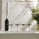 Smoke Stem Red Wine Glasses from Hotel Collection