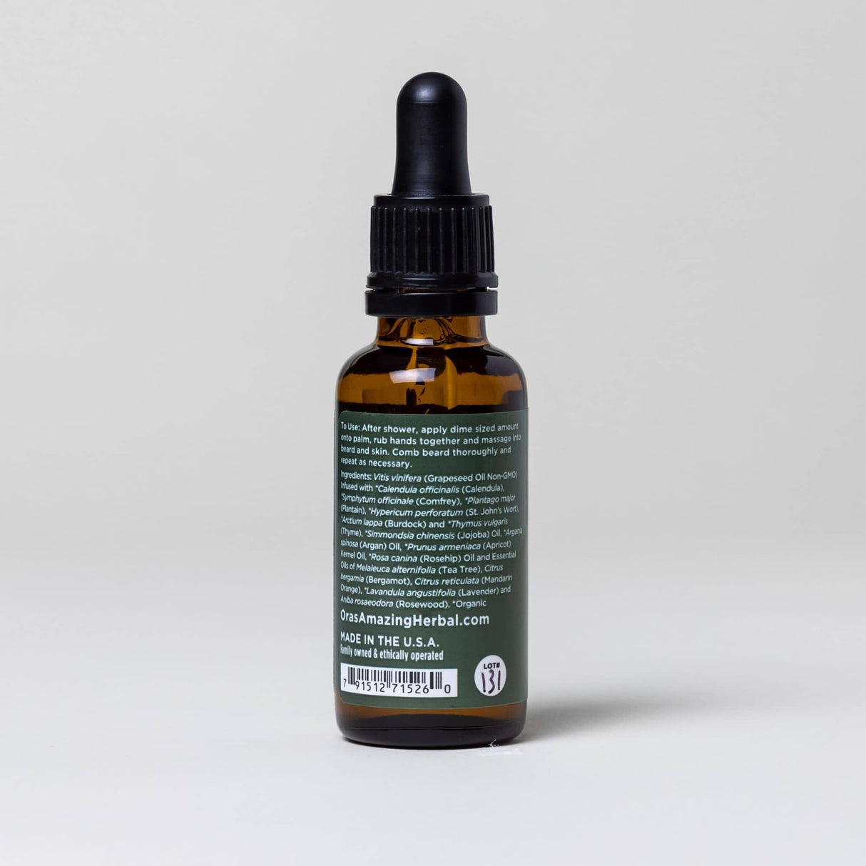 Refresh, Beard and Hair Oil from Ora's Amazing Herbal