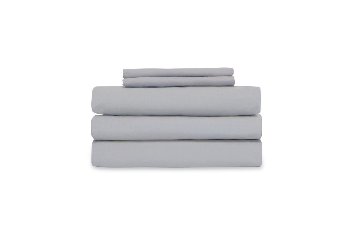Relaxed Percale Sheet Set from French Presse Linens