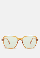 Relaxed Transparent Square Sunglasses from London Rag International