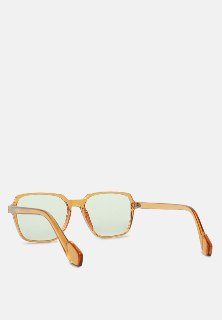 Relaxed Transparent Square Sunglasses from London Rag International