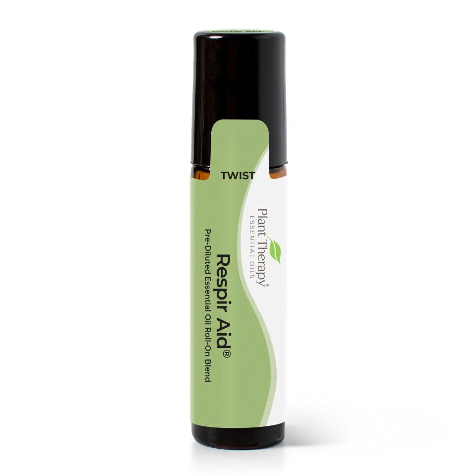 Respir Aid Essential Oil Blend Pre-Diluted Roll-On from Plant Therapy
