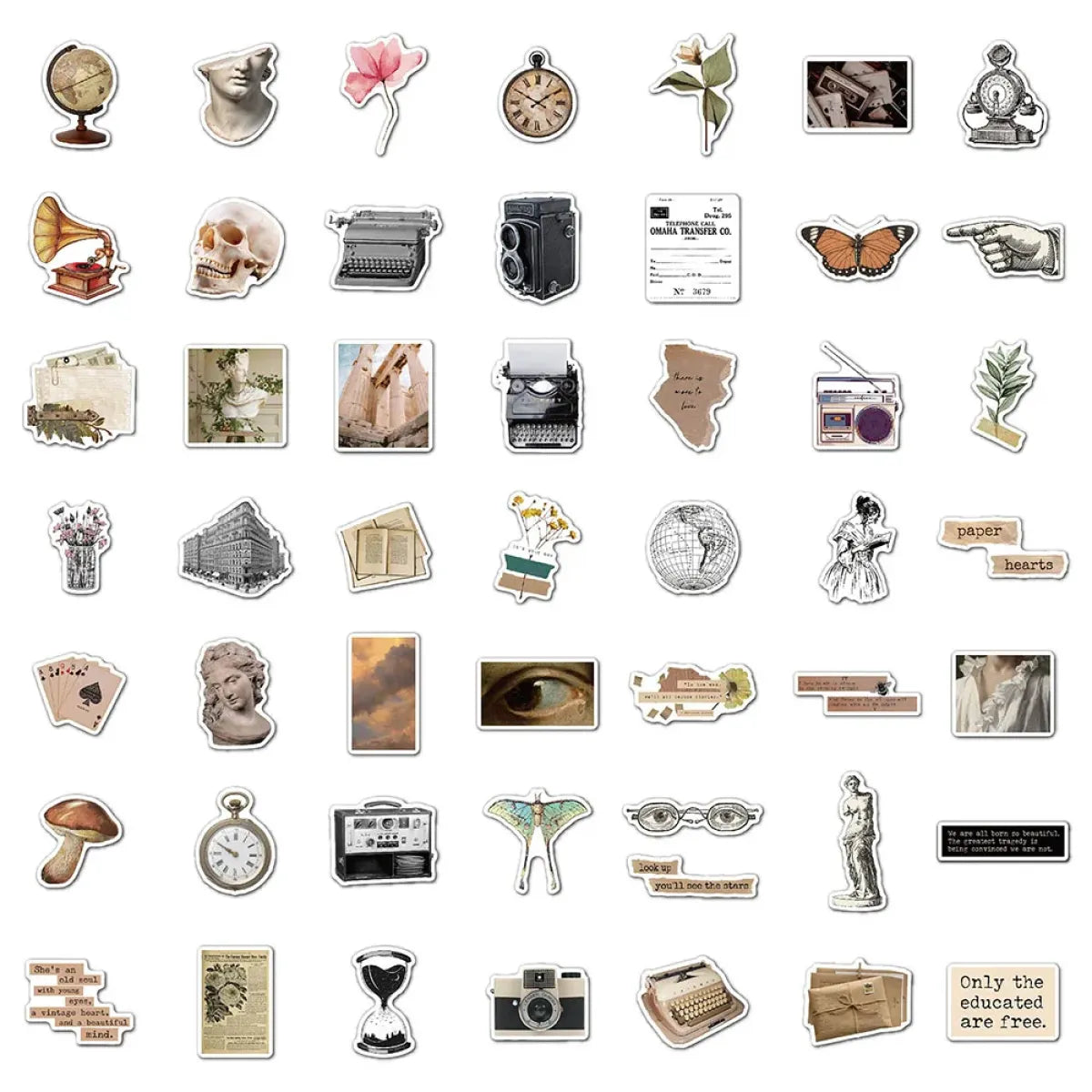 Retro Art Vsco Graffiti Stickers Pack from Kawaii Stop