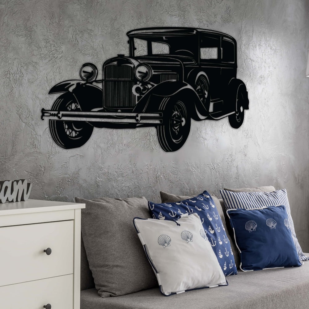 Retro Car Silhouette from VITAHOME DESIGN LLC