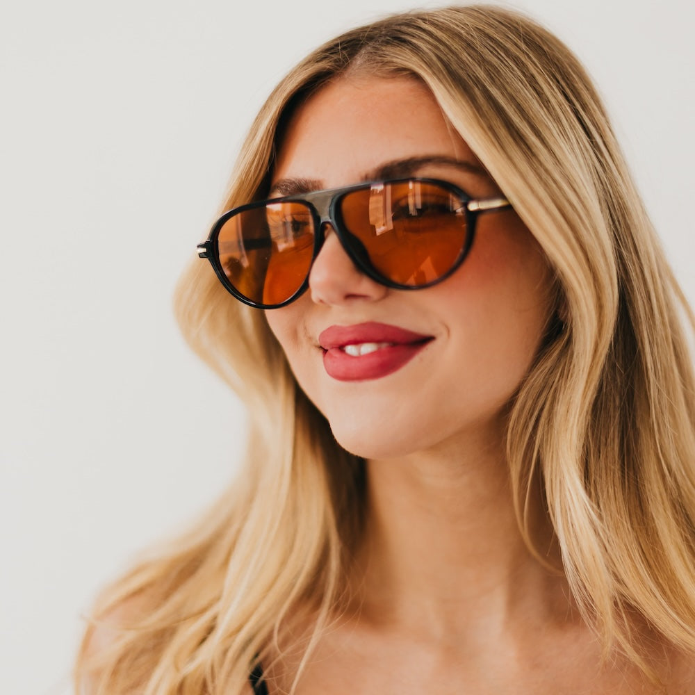 Retro Oval Flat Sunglasses from Pretty Simple