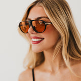 Retro Oval Flat Sunglasses from Pretty Simple