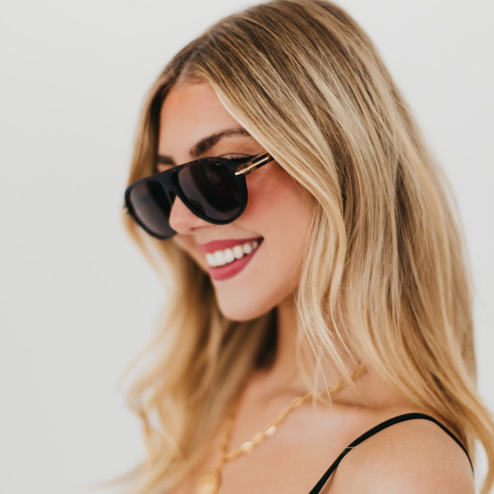 Retro Oval Flat Sunglasses from Pretty Simple