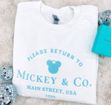 'Return To Mickey & Co.' Crewneck Sweatshirt from United Monograms
