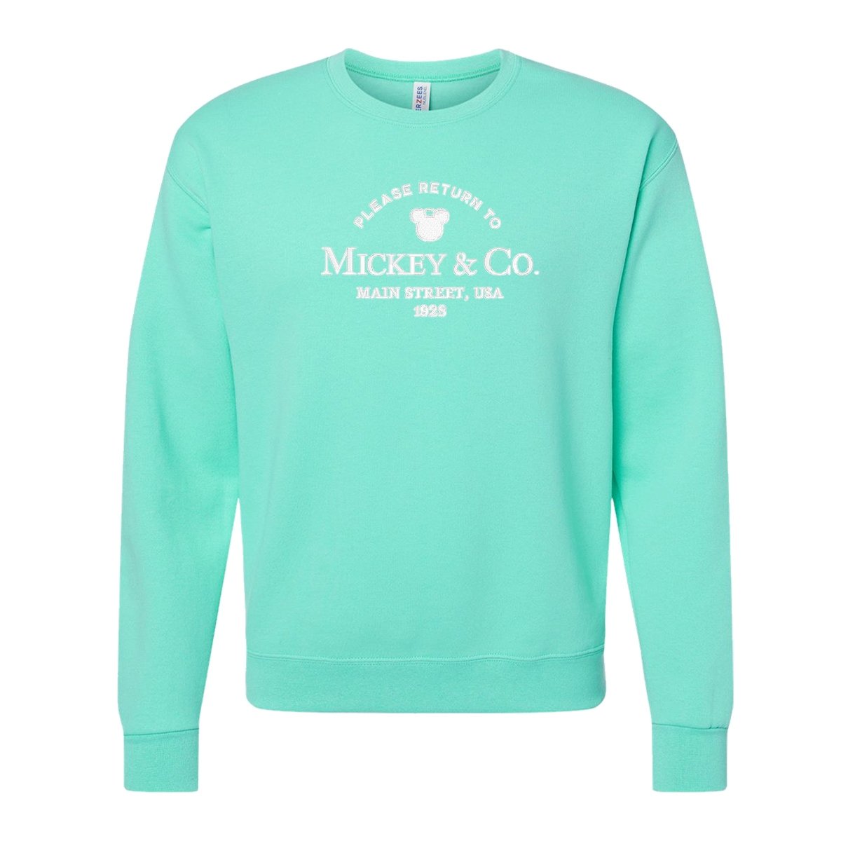 'Return To Mickey & Co.' Embroidered Crewneck Sweatshirt from United Monograms