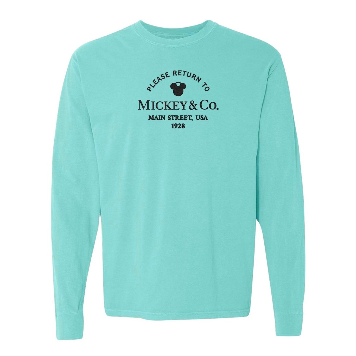 'Return To Mickey & Co.' Embroidered Long Sleeve T-Shirt from United Monograms