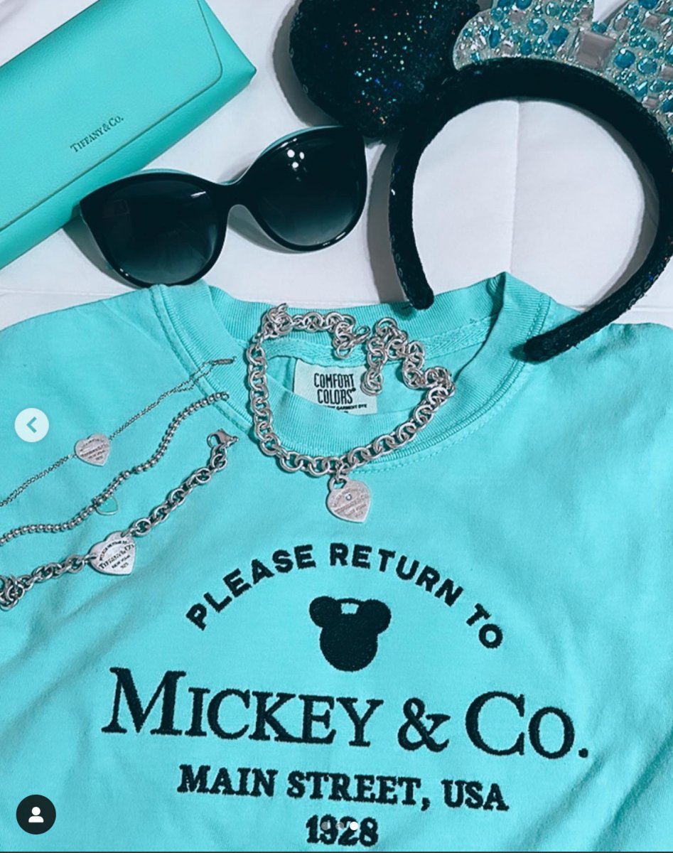 Return To Mickey & Co. Embroidered T-Shirt from United Monograms