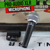 Cardioid Dynamic Microphone with Mic Clip by FAT TOAD - Vocal Handheld, Unidirectional Singing Mic from GeekStands