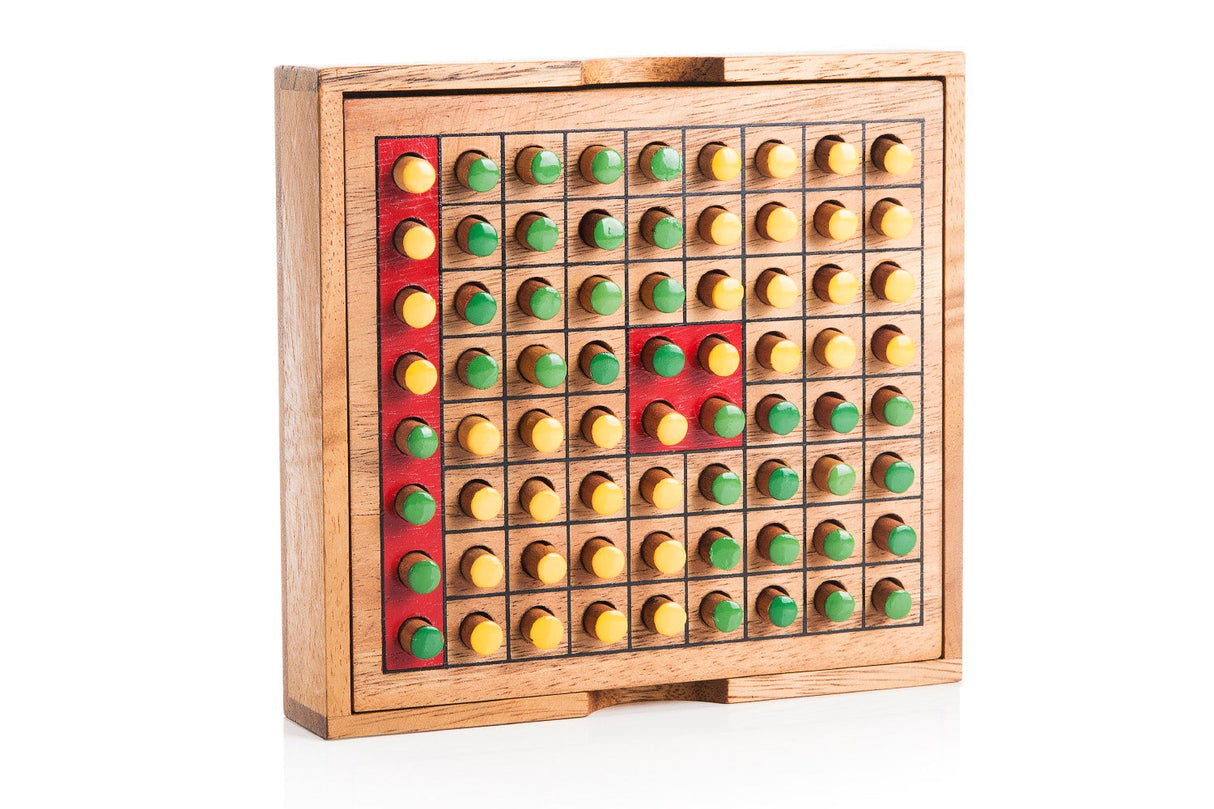 Othello Board Game: Handcrafted Wooden Set for Classic Strategy from Kubiya Games