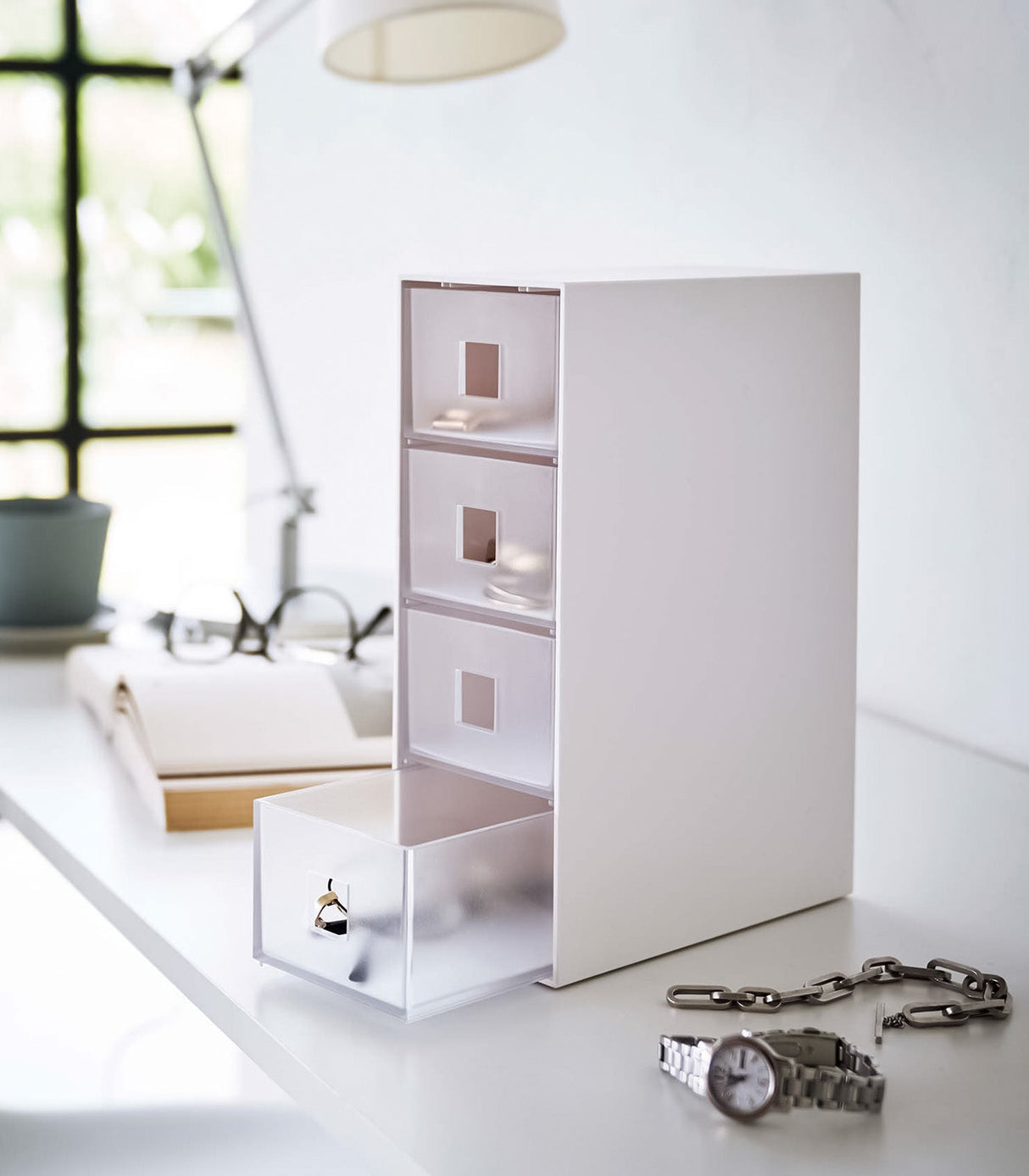 Storage Tower with Drawers from Yamazaki Home