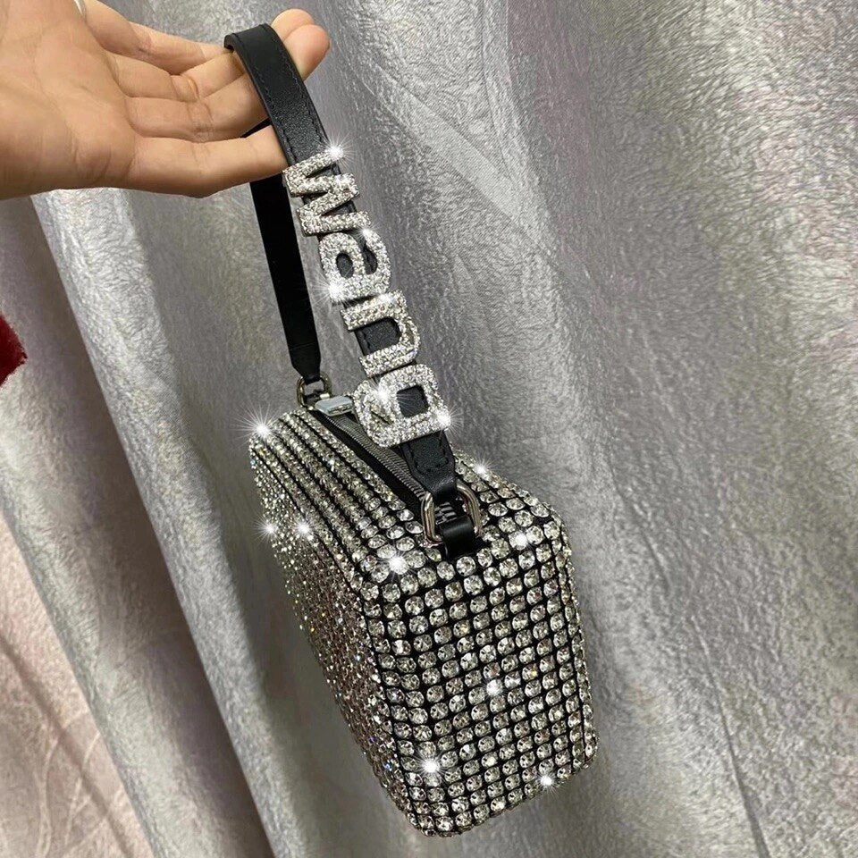 Rhinestone-Encrusted Handbag From Kawaii Stop
