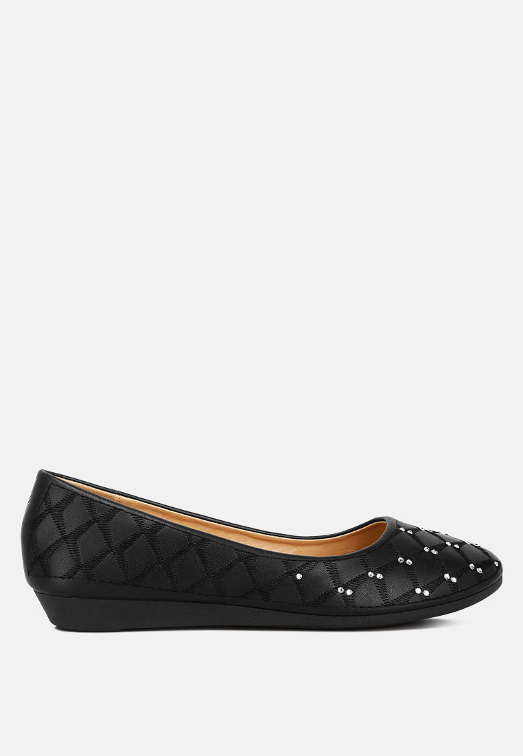 Gia Rhinestone Embellished Women'S Ballerinas from London Rag International