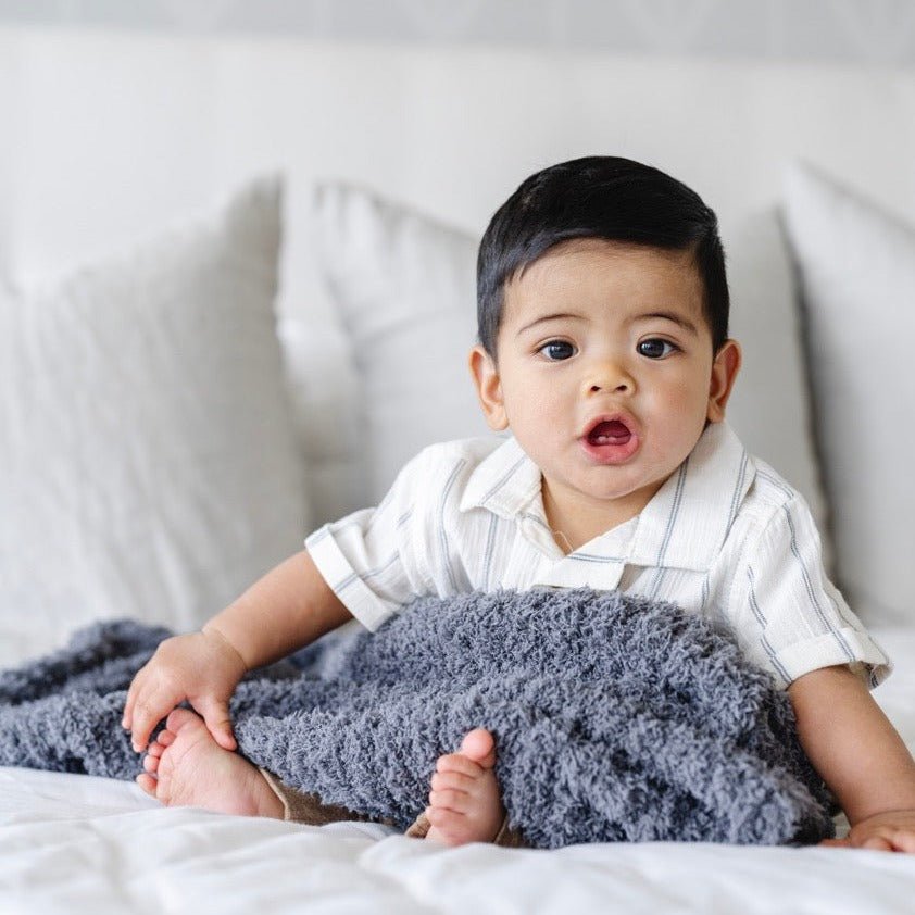 RIBBED BAMBONI® MINI BLANKETS From Saranoni