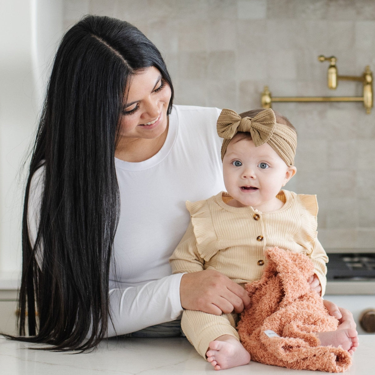 RIBBED BAMBONI® MINI BLANKETS From Saranoni
