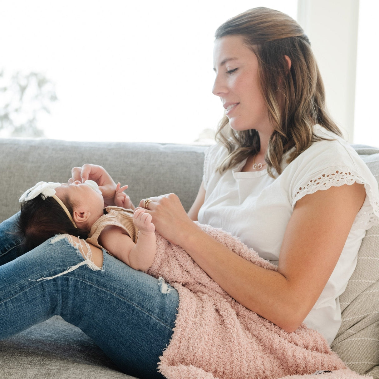 RIBBED BAMBONI® MINI BLANKETS From Saranoni