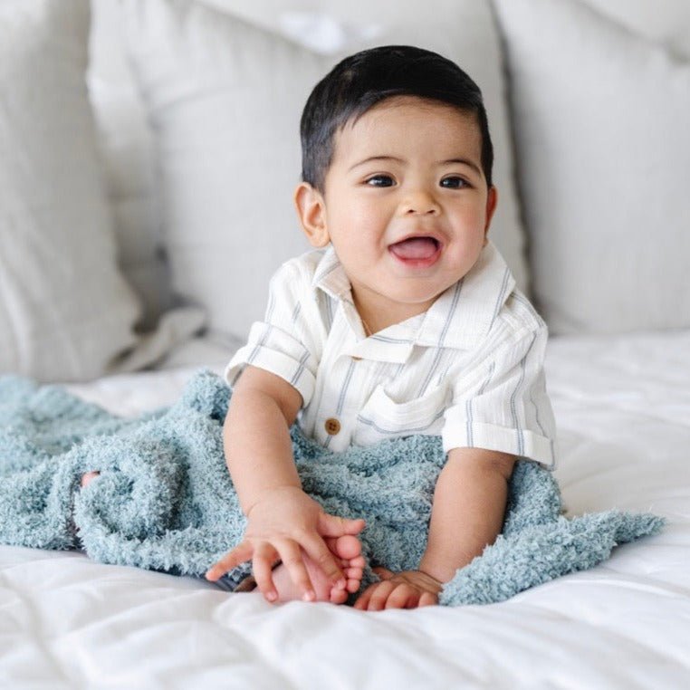 RIBBED BAMBONI® MINI BLANKETS From Saranoni