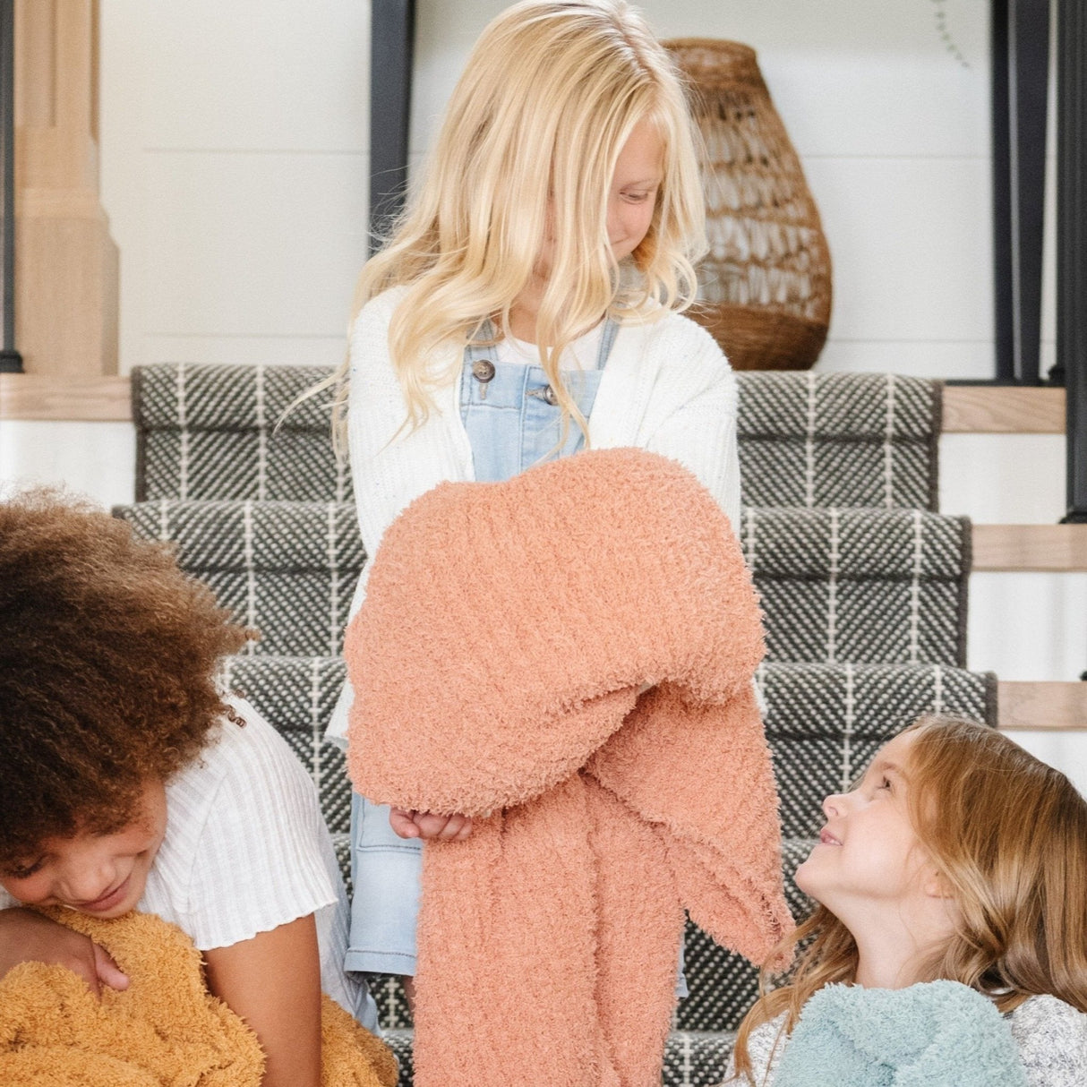 RIBBED BAMBONI® RECEIVING BLANKETS From Saranoni