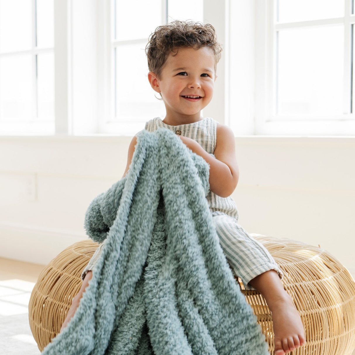 RIBBED BAMBONI® RECEIVING BLANKETS From Saranoni