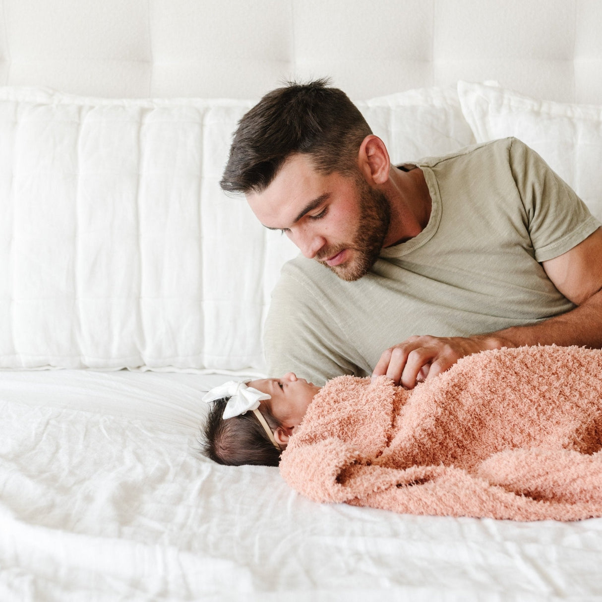 RIBBED BAMBONI® RECEIVING BLANKETS From Saranoni
