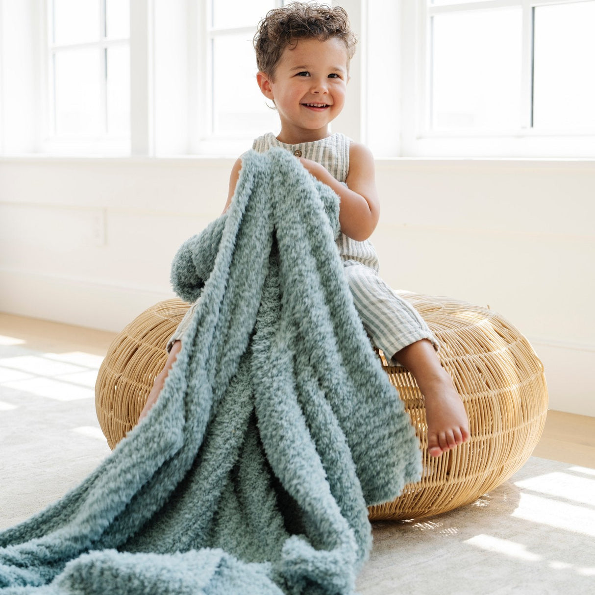RIBBED BAMBONI® TODDLER BLANKETS From Saranoni