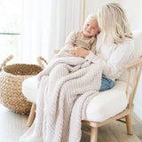 RIBBED BAMBONI® TODDLER BLANKETS From Saranoni