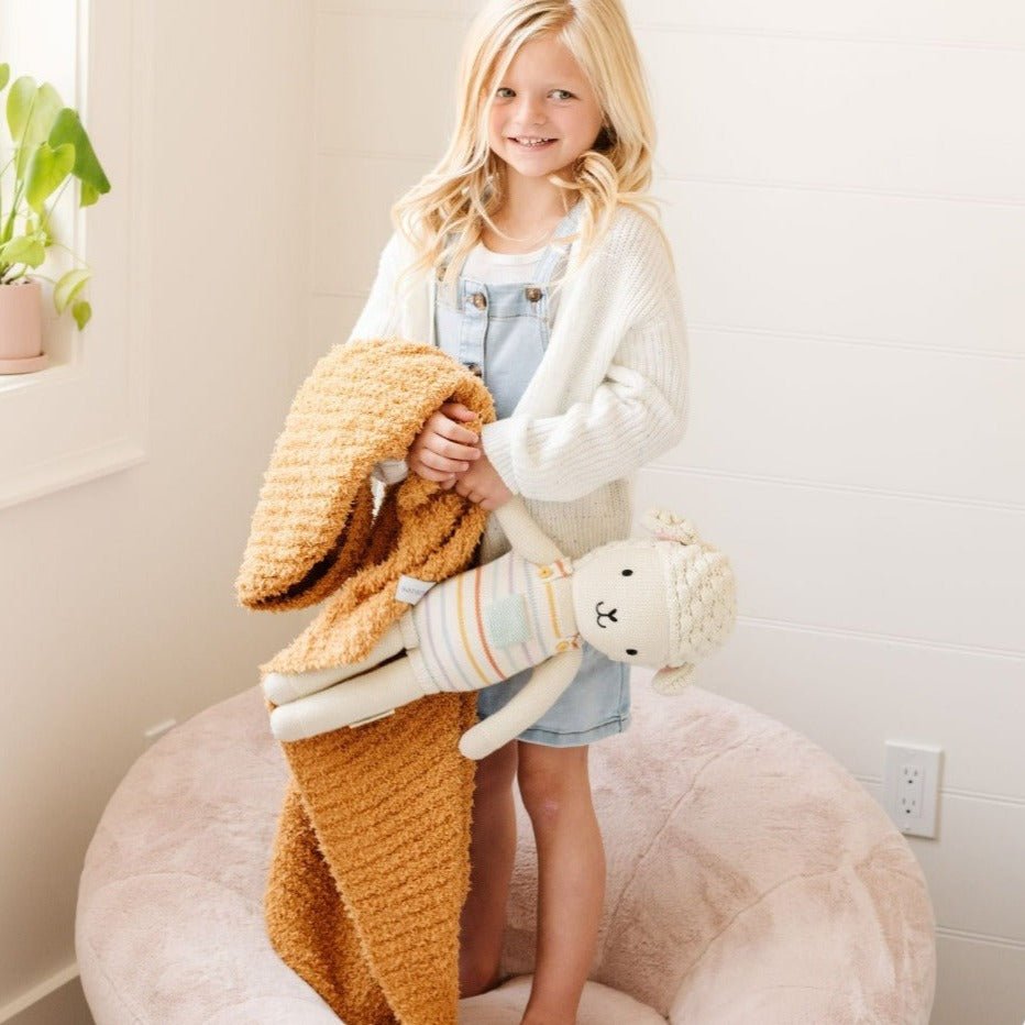 RIBBED BAMBONI® TODDLER BLANKETS From Saranoni
