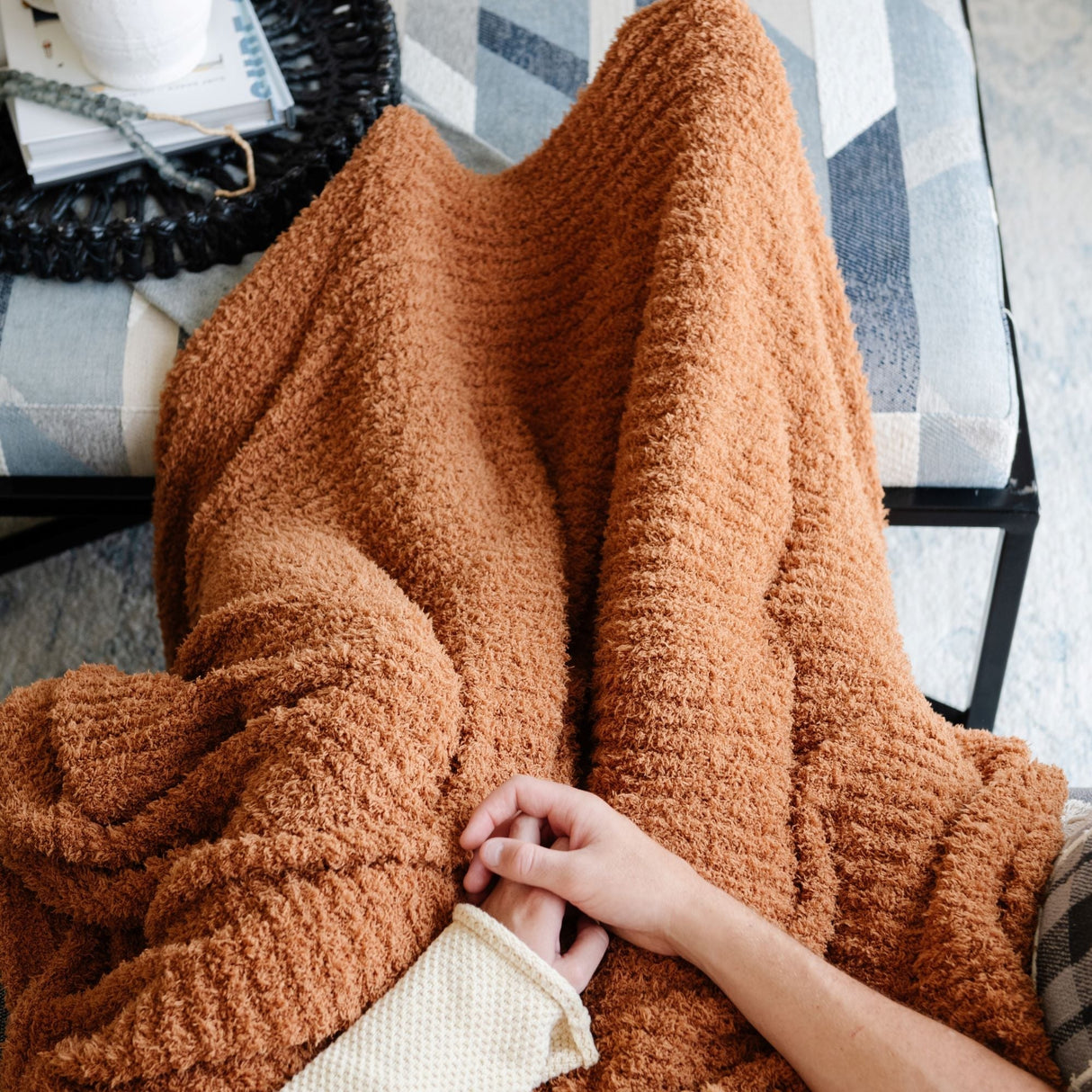 RIBBED BAMBONI® XL BLANKETS From Saranoni