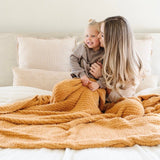 RIBBED BAMBONI® XL BLANKETS From Saranoni