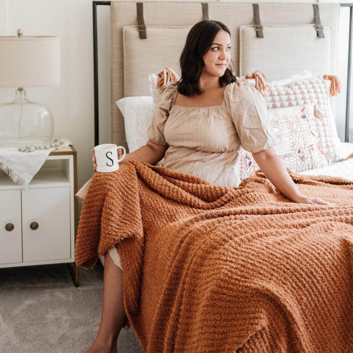 RIBBED BAMBONI® XL BLANKETS From Saranoni
