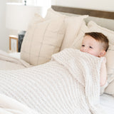 RIBBED BAMBONI® XL BLANKETS From Saranoni