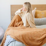 RIBBED BAMBONI® XL BLANKETS From Saranoni