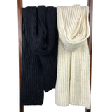 Chunky Snow Knit Alpaca Scarf from SLATE + SALT