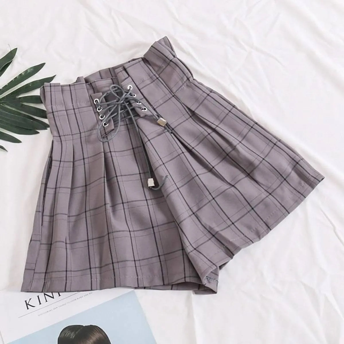 Ribbon Tie High Waist Shorts Strap from Kawaii Stop
