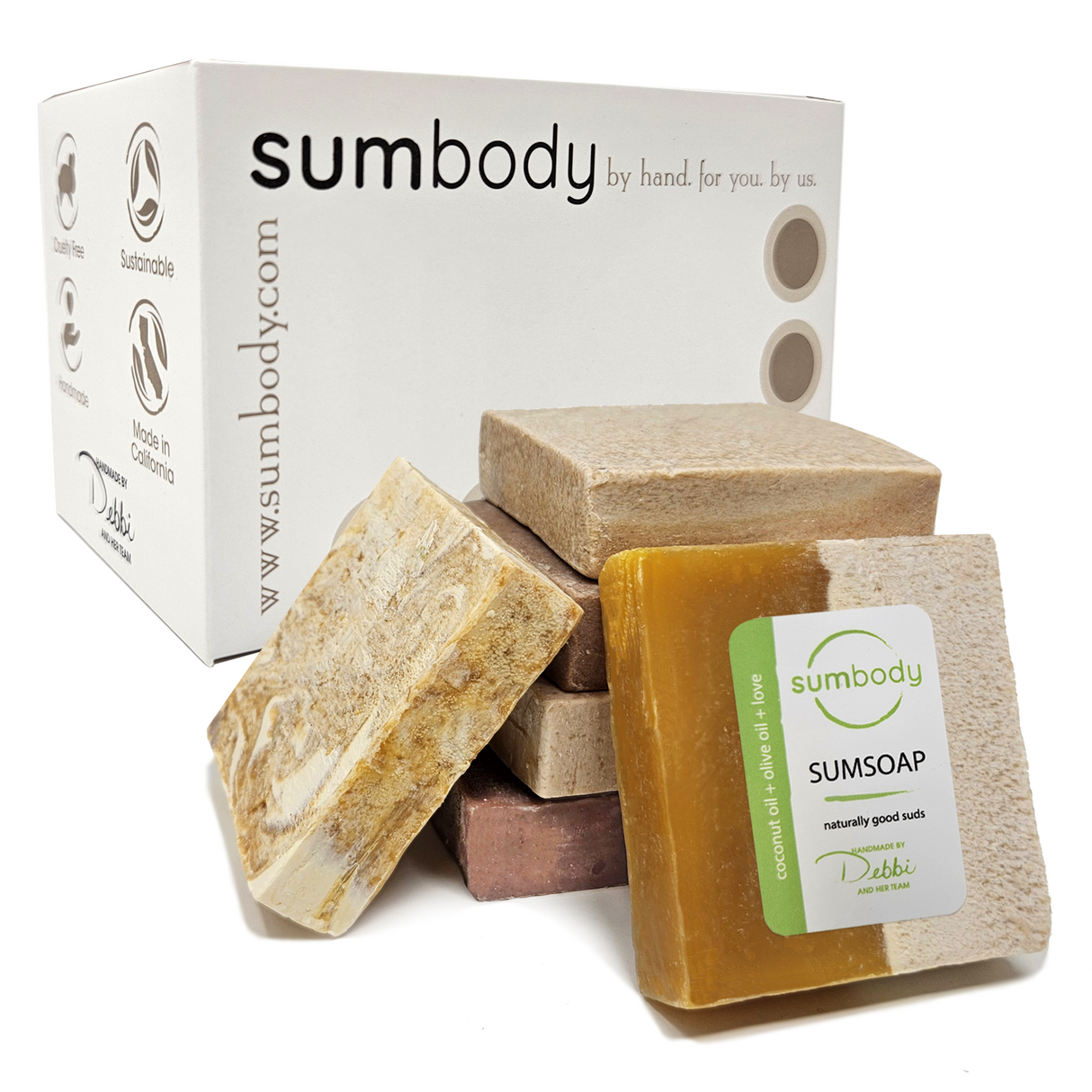 Rich Hydration Natural Soap 6-Pack from Sumbody Skincare