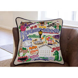 Richmond Virginia Hand-Embroidered Pillow from Quirks!