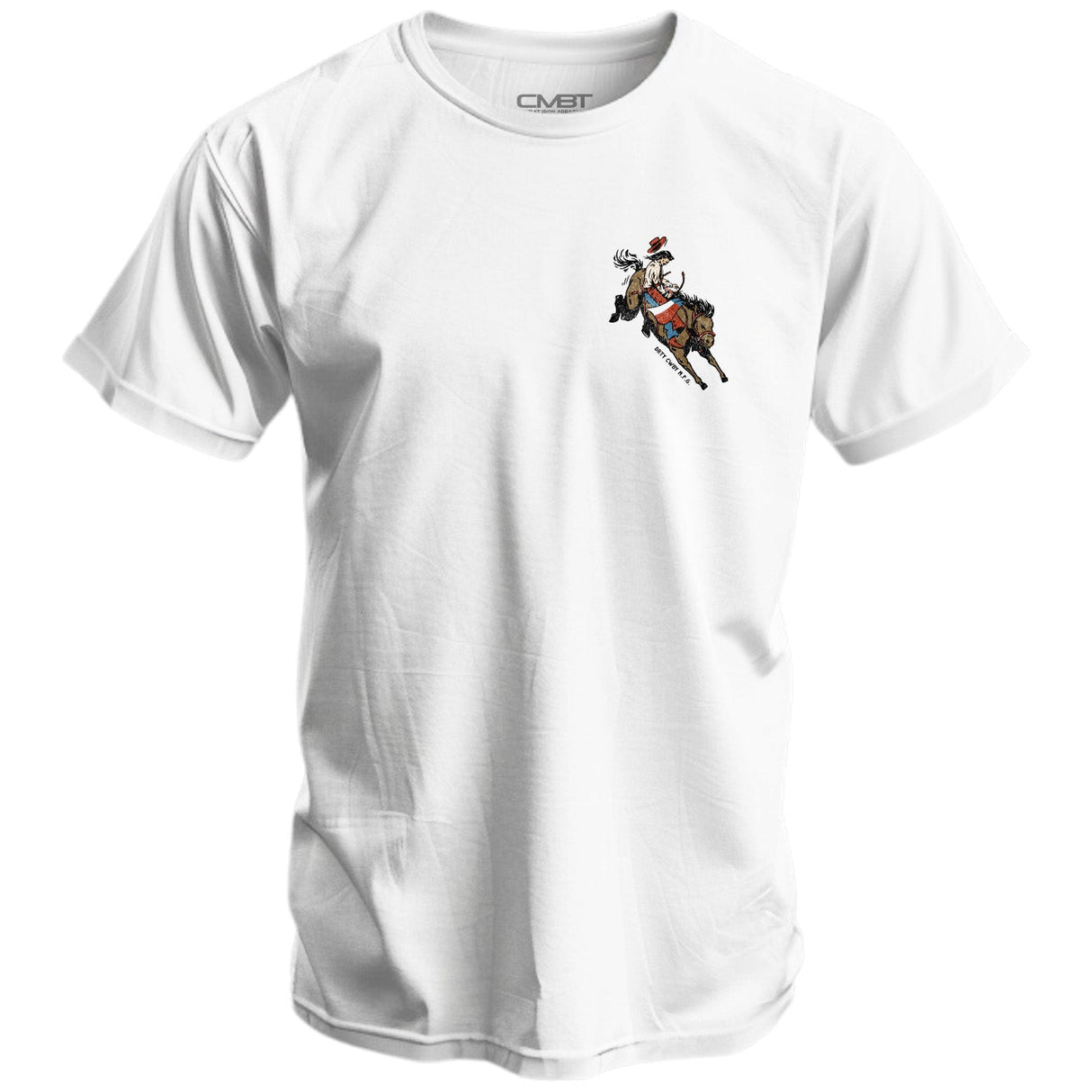 Ride 'Em Raw - Saddles Are For Sissy's Men's T-Shirt from Combat Iron Apparel
