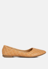Rikhani Quilted Detail Ballet Flats from London Rag International