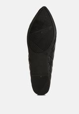 Rikhani Quilted Detail Ballet Flats from London Rag International