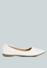 Rikhani Quilted Detail Ballet Flats from London Rag International