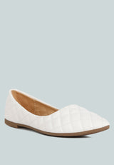 Rikhani Quilted Detail Ballet Flats from London Rag International