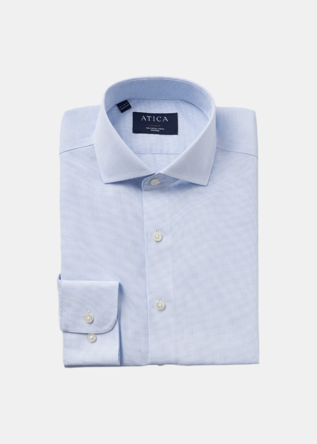 Riviera Light Blue Poplin Shirt from Atica Man