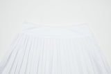 MM MINI PLEATS - WHITE. from Mia Mod