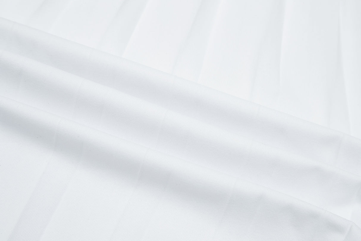 MM MINI PLEATS - WHITE. from Mia Mod