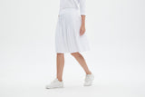 MM MINI PLEATS - WHITE. from Mia Mod